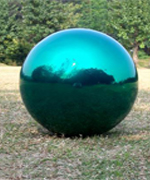 colorful 4inch stainless steel gazing ball