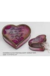 Stained Glass Suncatcher heart shape glass painting jewelry box