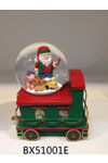 christmas boat christmas music box christmas train set snow globe with snow man
