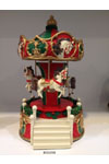 Happiness ladder christmas carousel music box christmas animated musical toys