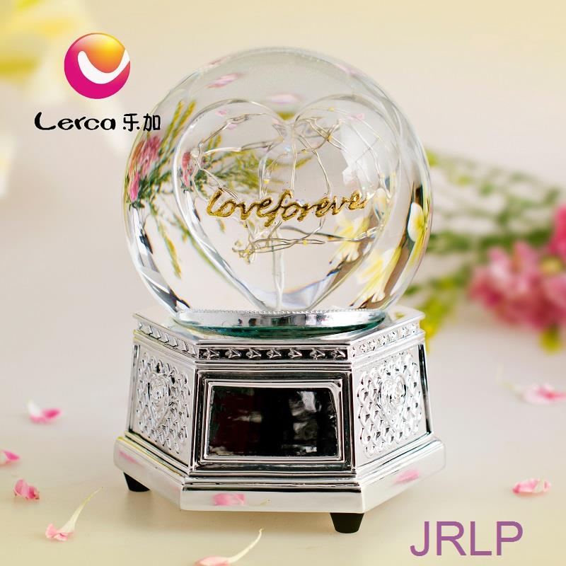 120MM LOVE Snow Globe Music Box