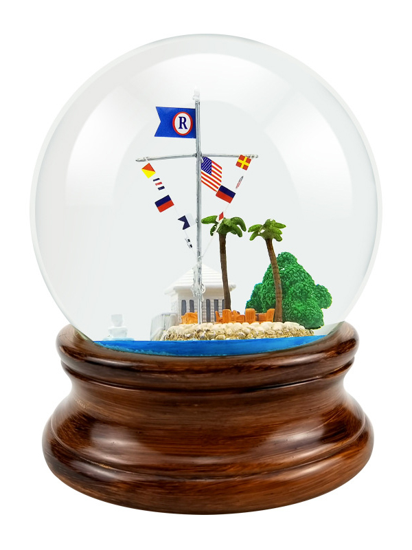 150mm Sailing Snow Globes