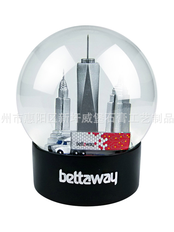 High-rise Buildings Snow Globes