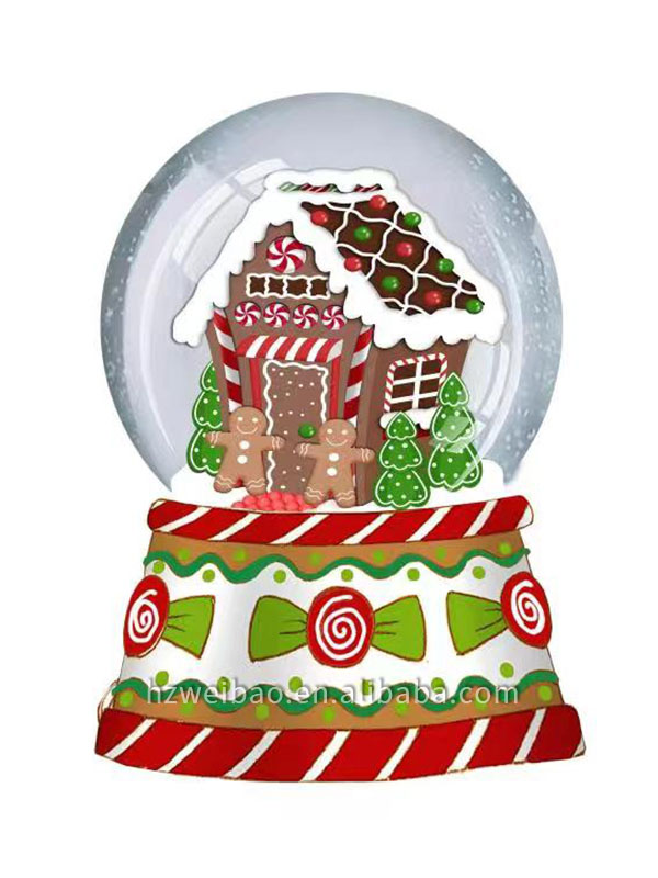 Custom Christmas Windmill Snow Globes